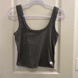Vuori Women's Dark Gray Scoop Neck Tank Top
